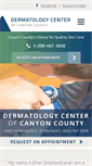 Mobile Screenshot of dermcentercc.com